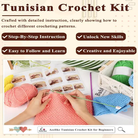 Dishcloth Crochet Kit - Colorful {4}