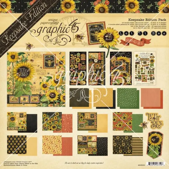 Graphic 45 Keepsake Edition Kit-Let It Bee {1}