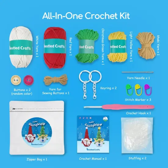 Christmas Crochet Kit (Santy Snow) {5}