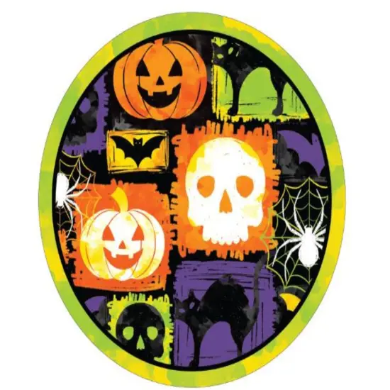 Jeepers Creepers 8.5" Halloween Paper Plates - 50ct {1}