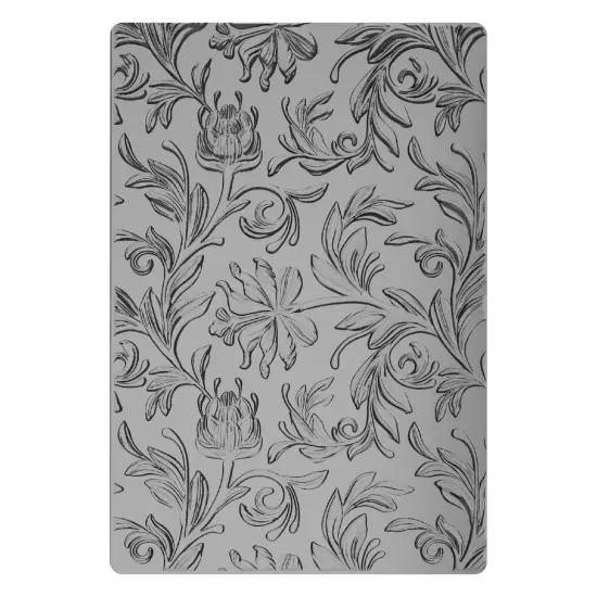 Sizzix 3D Texture Fades Embossing Folder A5 by Tim Holtz-Botanical {7}