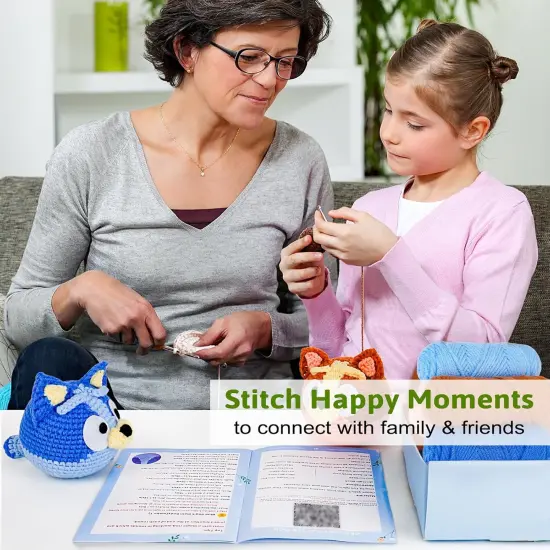 Crochet Animal Kits Kids Knitting Supplies (2 Pack) {3}