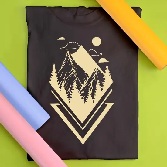 3ft Roll - Iron on Heat Transfer Vinyl (Cream) {3}