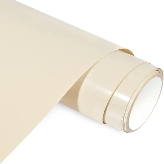Cream HTV Vinyl Heat Transfer Vinyl Roll 12" x 12ft {1}