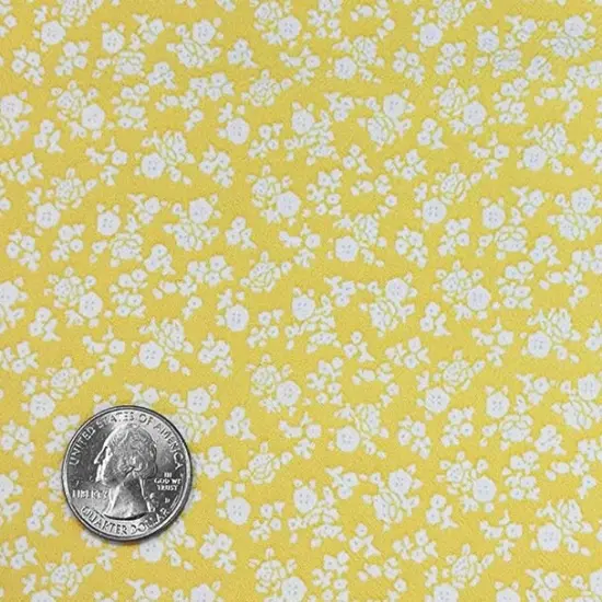 1 Yard Yellow or Off White Poly Crepe Fabric Lightweight Draping Polyester 57/58" Wide {3}