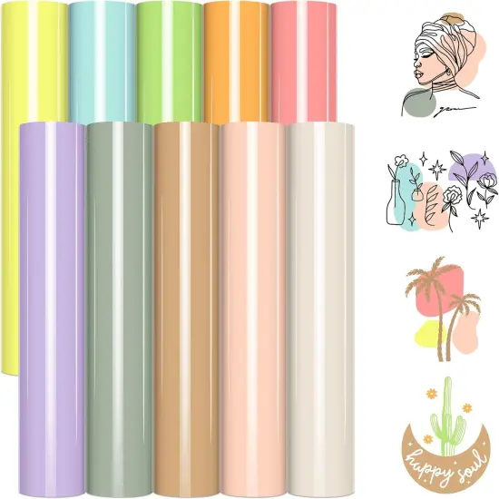 Pastel Heat Transfer Vinyl Bundle {1}