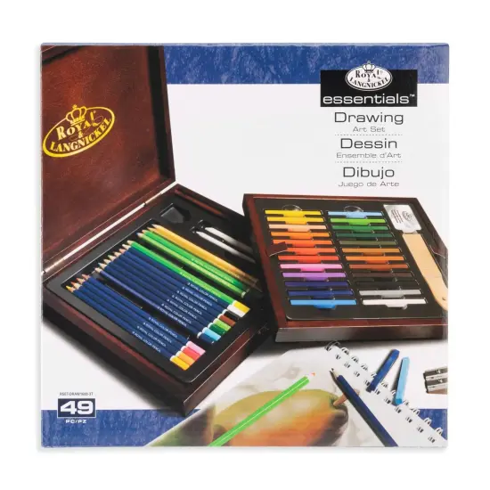 RSET-DRAW1600 | Essentials&trade; 49pc Drawing Travel Art Set {1}
