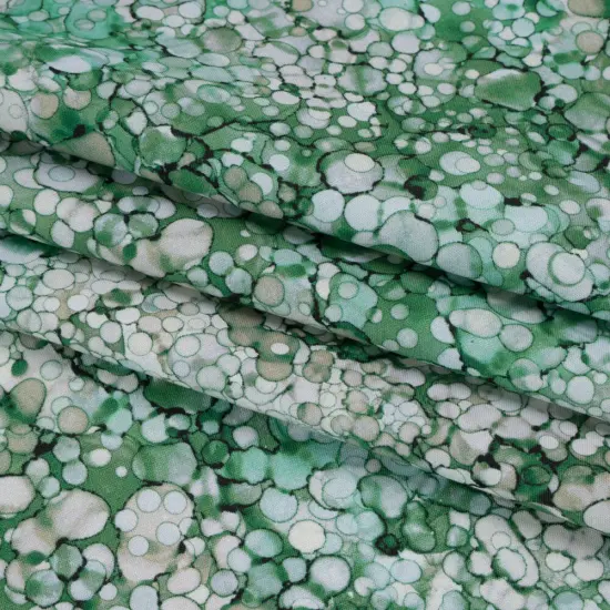 1 Yard Northcott Woodland Moss Bubbles Printed Quilting Cotton Fabric 43 Inches Width {4}