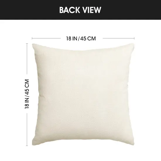 AVOIN colorlife Easter Rabbit Flower Buffalo Plaid Be Hoppy Throw Pillow Cover, 18 x 18 Inch Polka Dot Bird Be Kind Cushion Case Decoration for Sofa Couch Set of 4 {3}