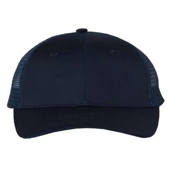 Valucap&reg; Mesh Back Trucker Cap Comfortable Breathable Fit Navy {1}
