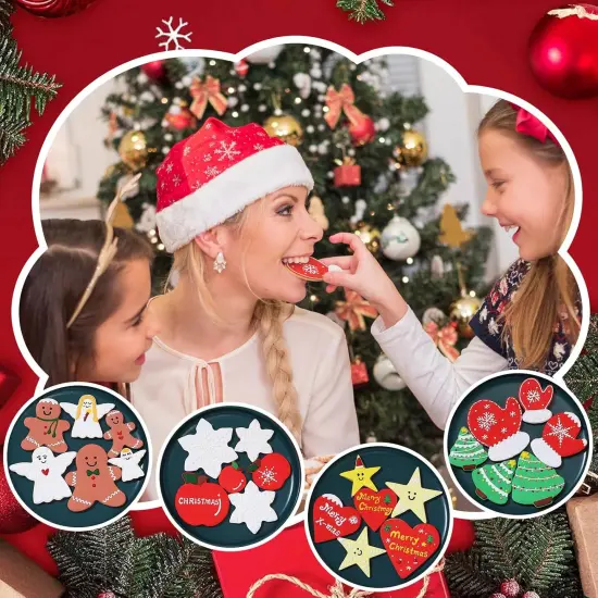 Christmas Cookie Cutters Set - 24 Pcs Holiday Cookie Cutter with 8 Shapes {3}