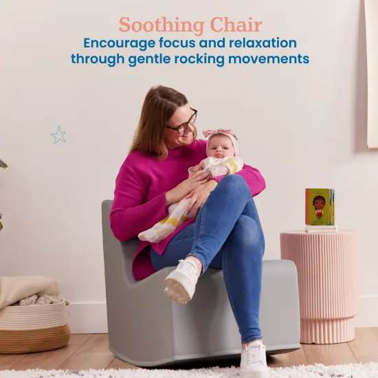 SoftZone Rocker, Flexible Seating Grey {4}