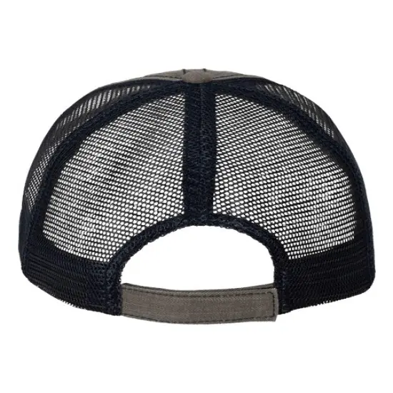 Valucap&reg; Contrast Stitch Cap Stylish Breathable Fit Olive Green/ Navy {2}