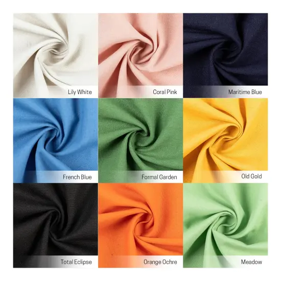 6 Pcs Linen Needlework Fabric, Square Embroidery Fabric 9 Colors Stitch Cloth for Garment Crafts and Decoration Embroidery Project {5}