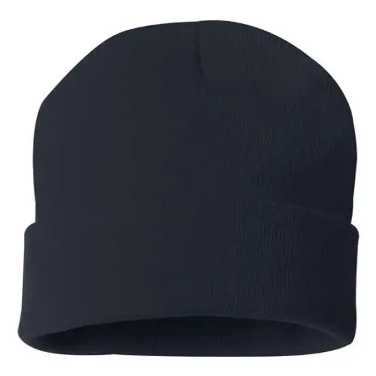 Sportsman&reg; Solid Cuffed Beanie Navy {1}