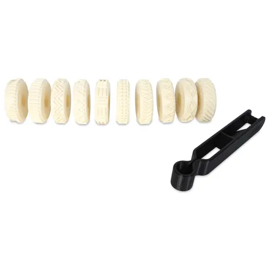 Spectrum Stamp Rollers - Embossed Lines, Set of 11 {1}