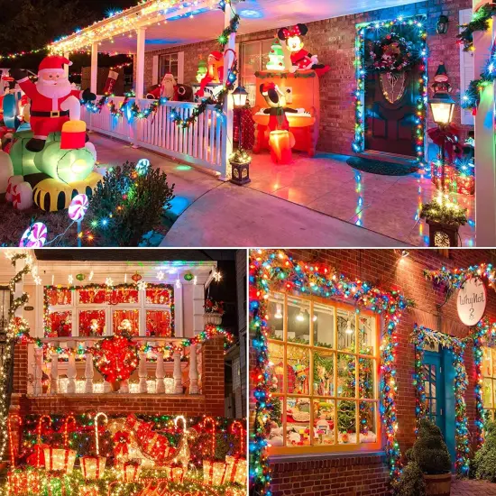 FULLBELL Easter Lights, 33 Feets 100 LED Easter Decorations Memory Indoor Outdoor Fairy Lights Spring Decor Home Bedroom Wedding Party Room Decor Tiktok Trend Items(Multi) {2}