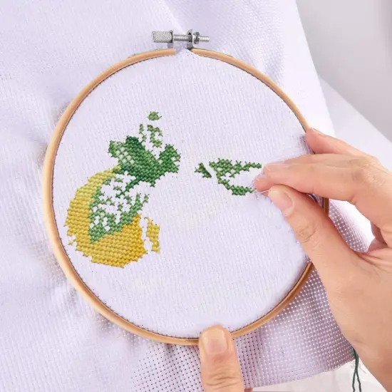 Cldamecy 12 Pieces 3 inch Embroidery Hoops,Round Bamboo Adjustable Circle Frame Cross Stitch Hoops for Christmas Ornament,Embroidery,Decoration,Art Craft and DIY Project {3}