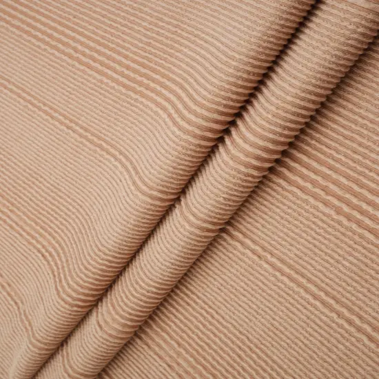 1 Yard Variegated Jacquard Rib Knit Fabric Soft Stretch Polyester Rayon Blend 52/54 Inches Wide NAVY {3}