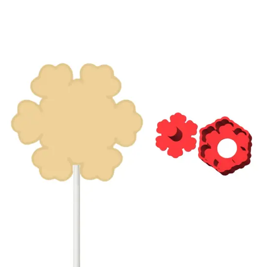 Snow Flake Christmas Cake Pop Mold {1}