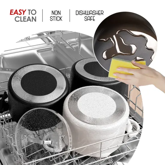 Eatex Pasta Pot with Strainer Lid Cream {6}