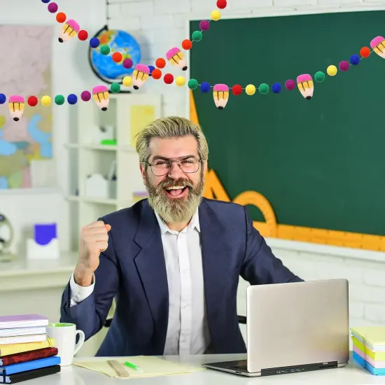 8.2FT Back to School Felt Pencil Garland {2}