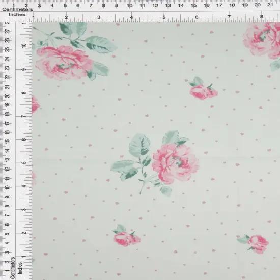1 Yard CEY Floral Geo Digital Print Fabric, 58/59&Prime; Wide 100% Polyester SAGE {7}