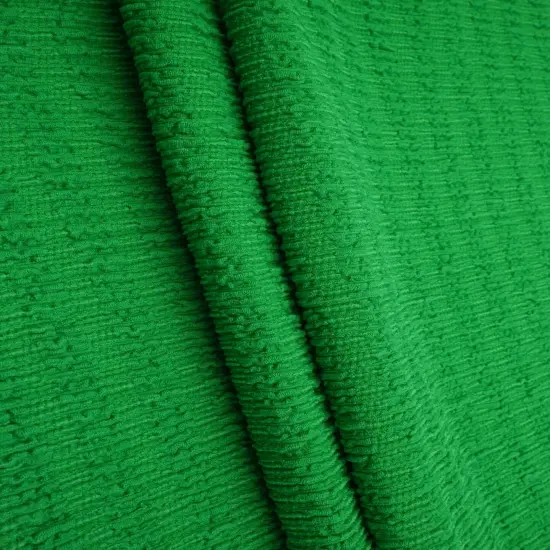 Bubble Jersey Crepe Fabric 95% Polyester 5% Spandex, Heavyweight Stretch 59" Wide FUCHSIA {6}