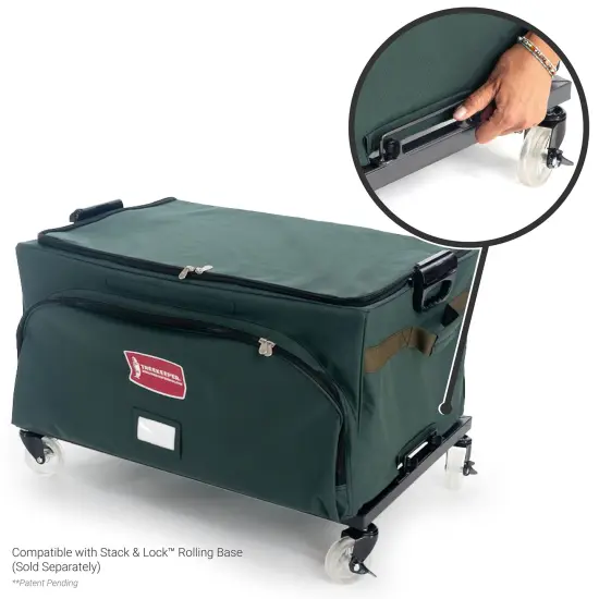 72 (4 in.) Christmas Ornament Storage Box w/ Front Pocket {4}