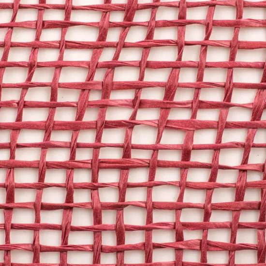 10" Poly Burlap Mesh Ribbon: Cranberry Red {2}