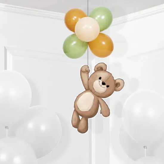 6 pc Bulk Teddy Bear Hanging Decor w/ Latex {3}