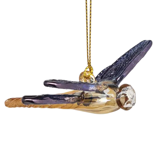 Egyptian Glass Dragon Fly - Blue Wings {1}