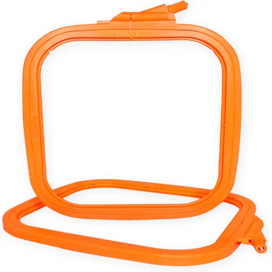 Plastic Square Hoop Nurge 170-13 Orange {1}