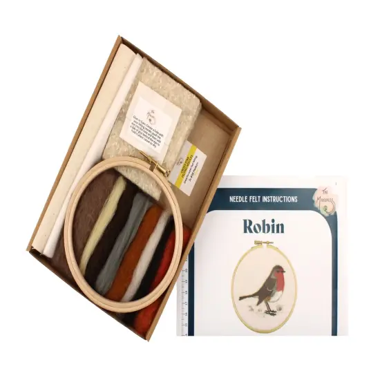 Felting Kit - Robin 2D Kit. In Support of RSPB Charity {2}