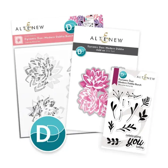 Dynamic Duo: Modern Dahlia & Add-on Die Bundle {1}