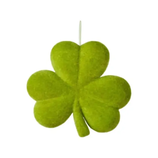 10" Flocked Shamrock Dark Green {5}