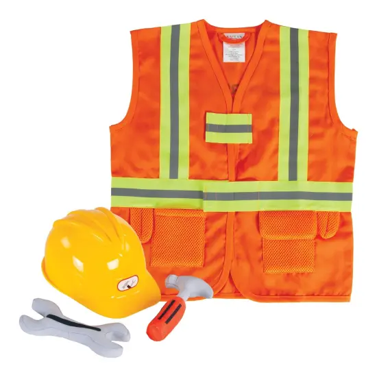 Kaplan Early Learning Company Construction Worker Garment Career Dress Up {2}