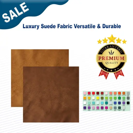 Luxury Suede Fabric Versatile & Durable White {2}