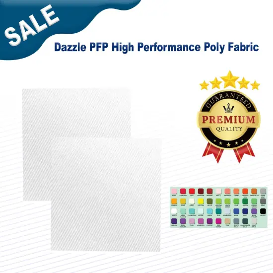 Dazzle PFP High Performance Poly Fabric White {2}