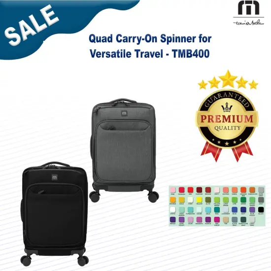 TravisMathew&reg; Quad Carry On Spinner for Versatile Travel {3}