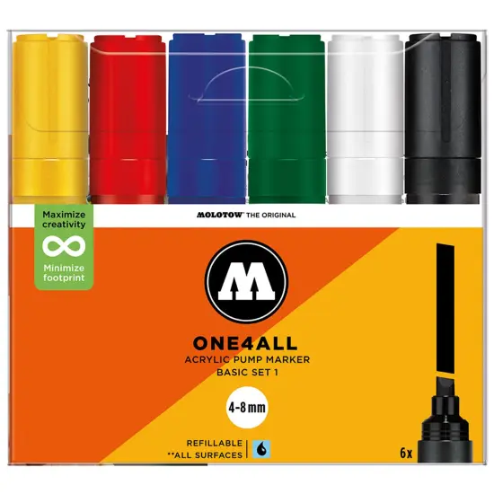 Molotow One4All 4-8mm Set of 6 {1}