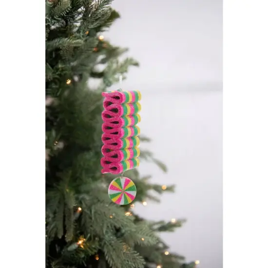 Neon Colored Candy Ornaments (Asst 2) {4}