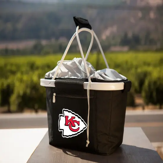NFL Metro Basket Collapsible Cooler Tote Black {7}