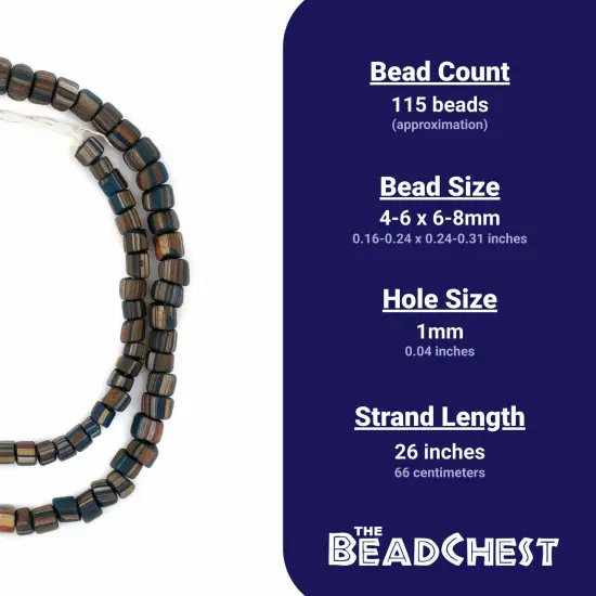 The Bead Chest Creamy Teal Java Gooseberry Beads (6-8mm) {5}