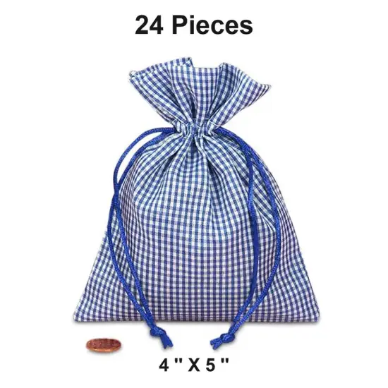 Gingham Royal Cases 4'' x 5'' Perfect for Packaging {1}
