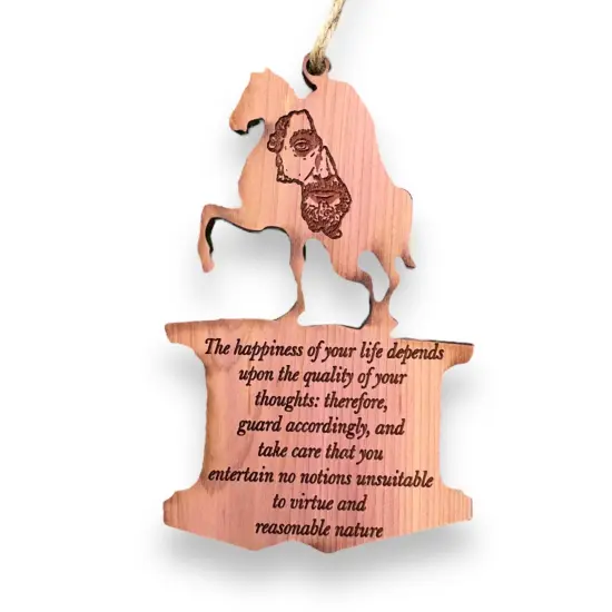 CEDAR The Happiness of your life Marcus Aurelius Ornament {1}