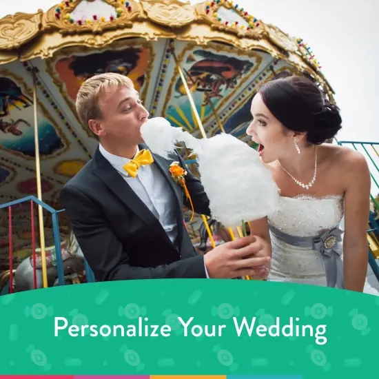 Wedding Kisses with "I Do" Stickers {3}