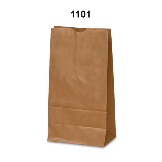 Kraft Grocery Bags 3 1/2'' x 2'' x 6 1/2'' {2}