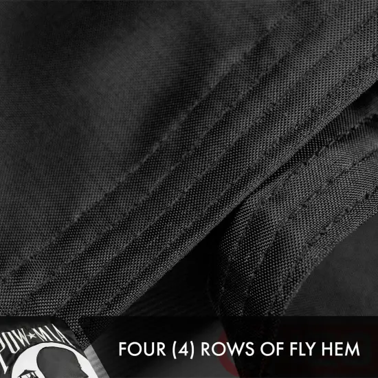 POW MIA | Flag 3x5 Ft, 3-Pack, Double-sided, Embroidered Polyester By G128 {5}
