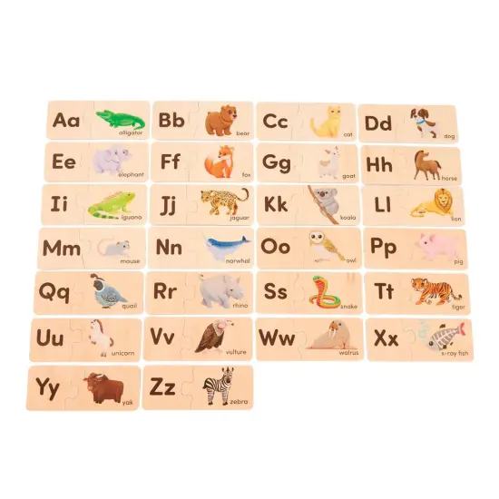 Battat Wooden ABC & Numbers Puzzles {5}